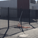 Black Garrison Fence