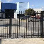 Garrison Security Fence Black
