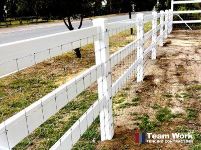 PVC Horse Fencing Bassendean