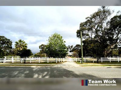 PVC Horse Fence