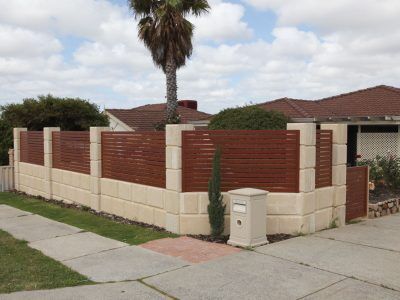 Fencing Aluminum Wood Slats Joondalup WA