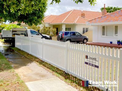 PVC Privacy Fence New English Flat