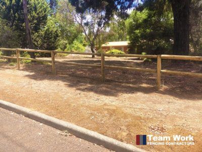 Rural Wood Fence Installation Bunbury